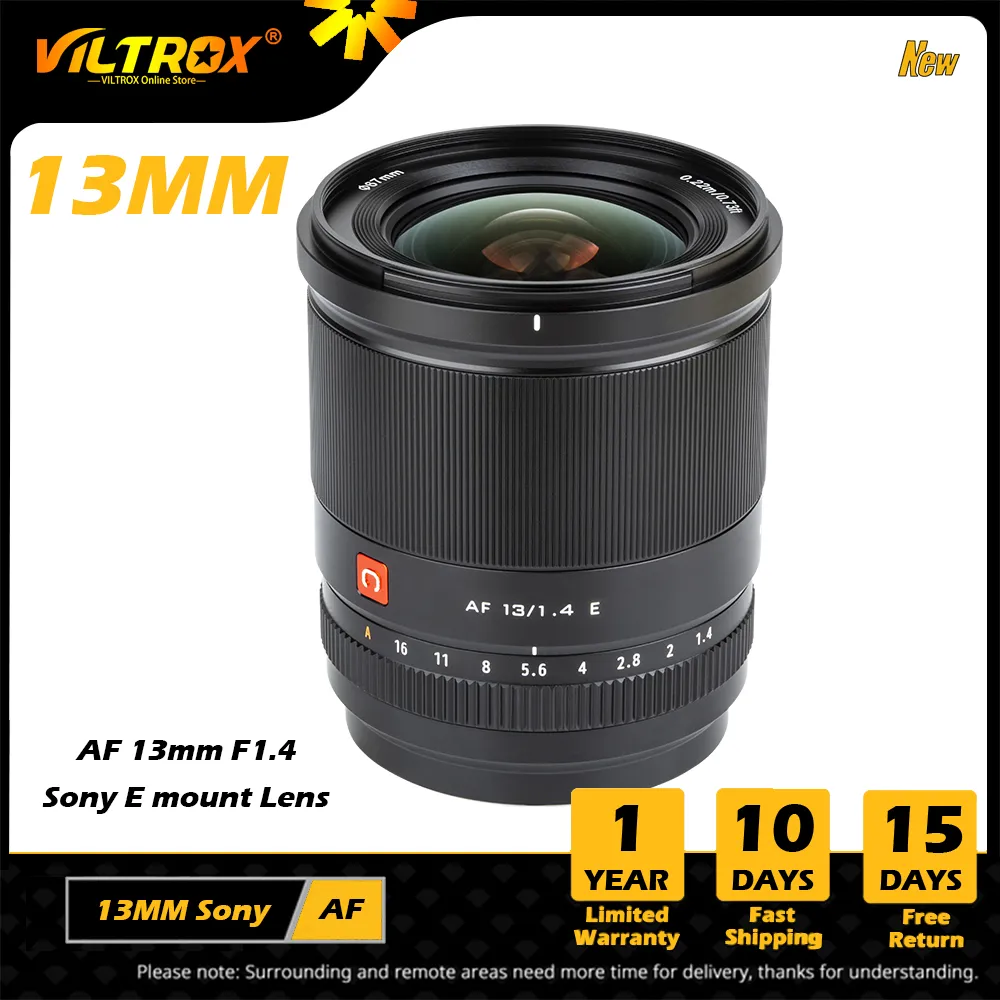 Viltrox 13mm F1.4 Sony E Mount Lenses Ultra Wide Angle Auto Focus Lens