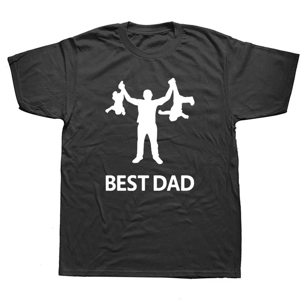 월드 아빠 티셔츠 재미있는 아버지의 날 패션 여름 남성 캐주얼 프린트 프린트 짧은 슬리브 o- 넥 티셔츠