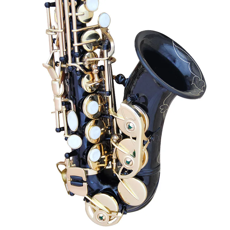 Sib Saxophone Soprano Sax Laiton Matériel Instrument à vent en