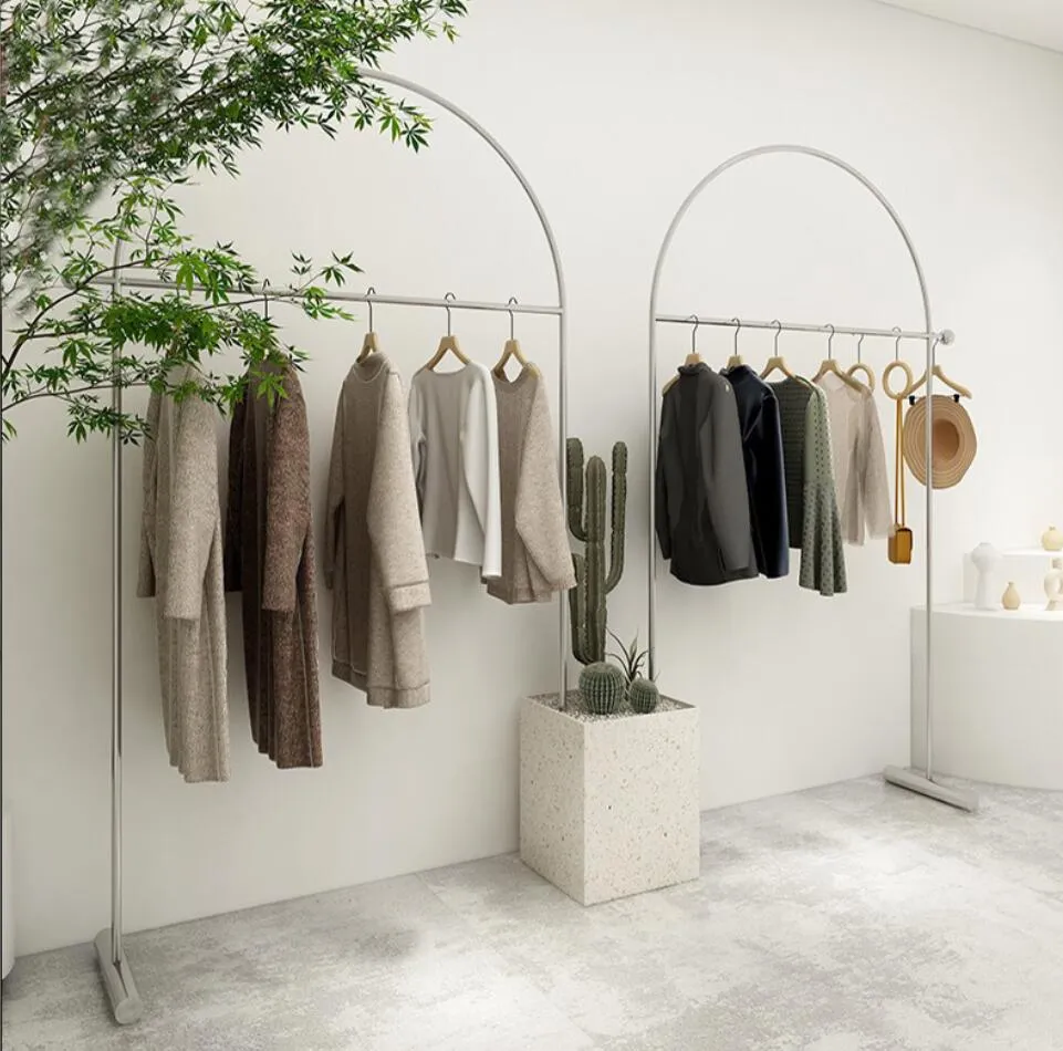 Commercial Garment Display Rack Commercial Clothing Display Rack - Boutique Island Display, Retail ...