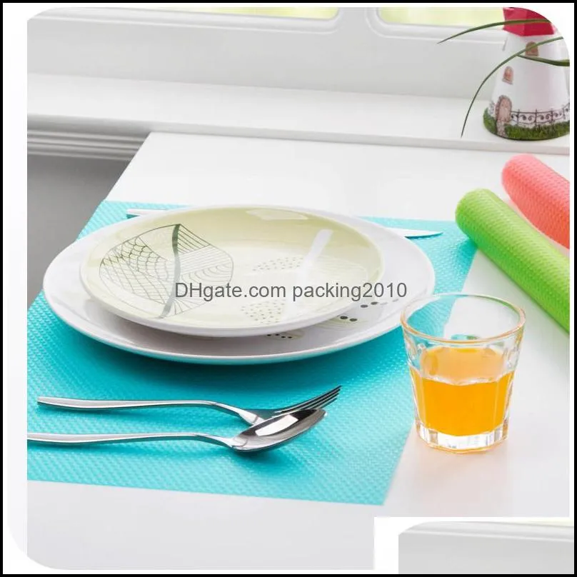 Silicone Fashion Refrigerator Pads Antibacterial Anti-fouling Mildew Moistureproof Pad Refrigerator Waterproof Table Mats 30cm*44cm