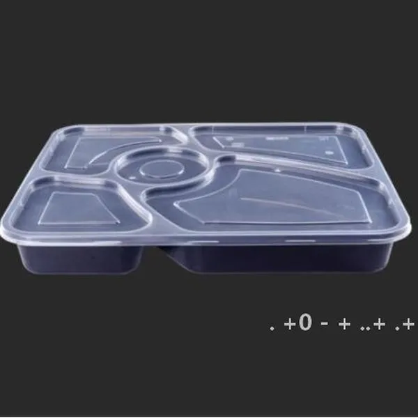 Materiale PP per uso alimentare scatole per imballaggio alimentare da asporto scatola bento usa e getta di alta qualità per ristorante GCF14318