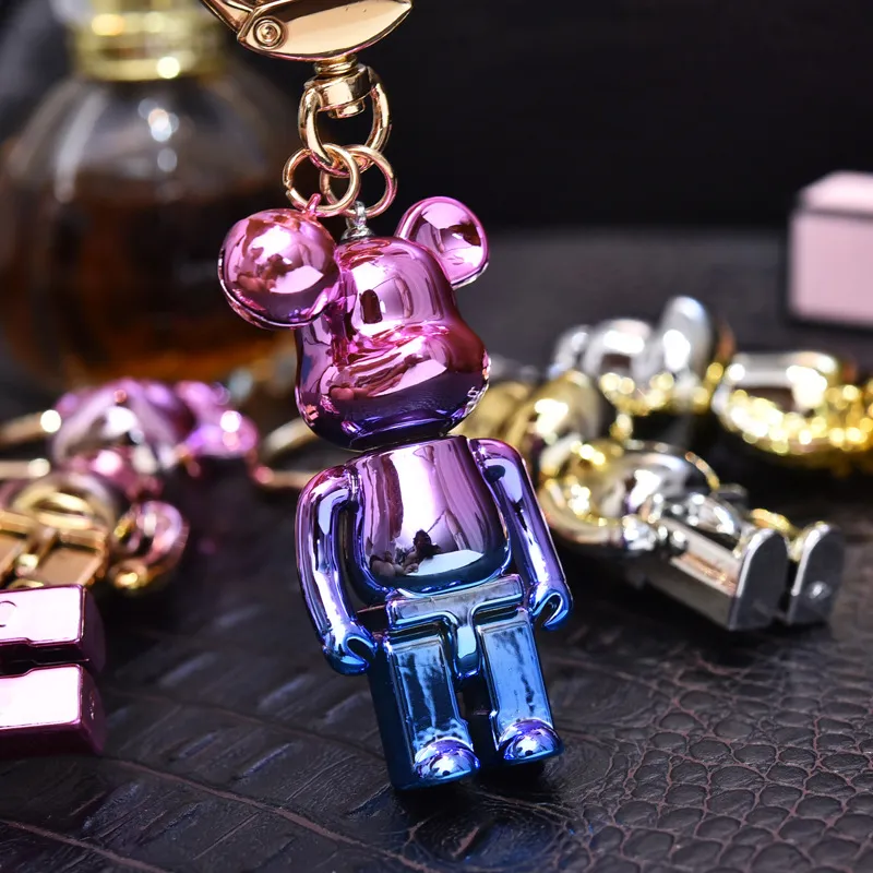 Acrylic Mirror Bear Keychain Colorful Fashion Animal Keyring For Backpack Purse Bag Charm Jewelry Gift From Yambags 1.84 DHgate.Com