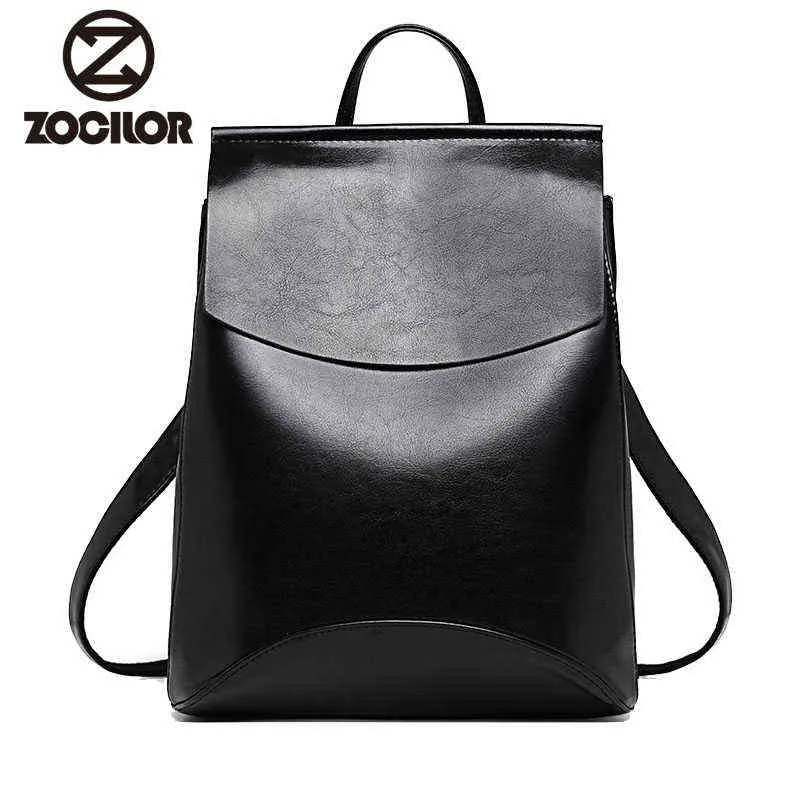 Backpack Style Bagfashion Women de alta qualidade de couro para jovens para adolescentes bolsas de ombro da escola feminina Mochila 220723