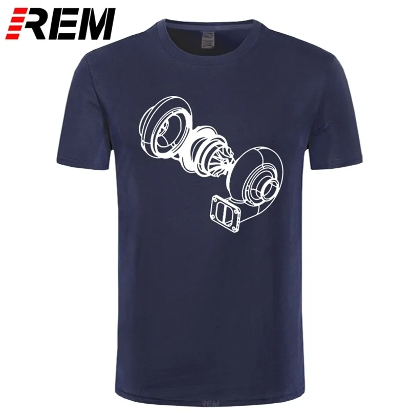Exploded Turbo Car T Shirt Men's Adult Tops Clothing Crew Neck Tee Shirt Print Youth T-Shirts Plus Size 220520