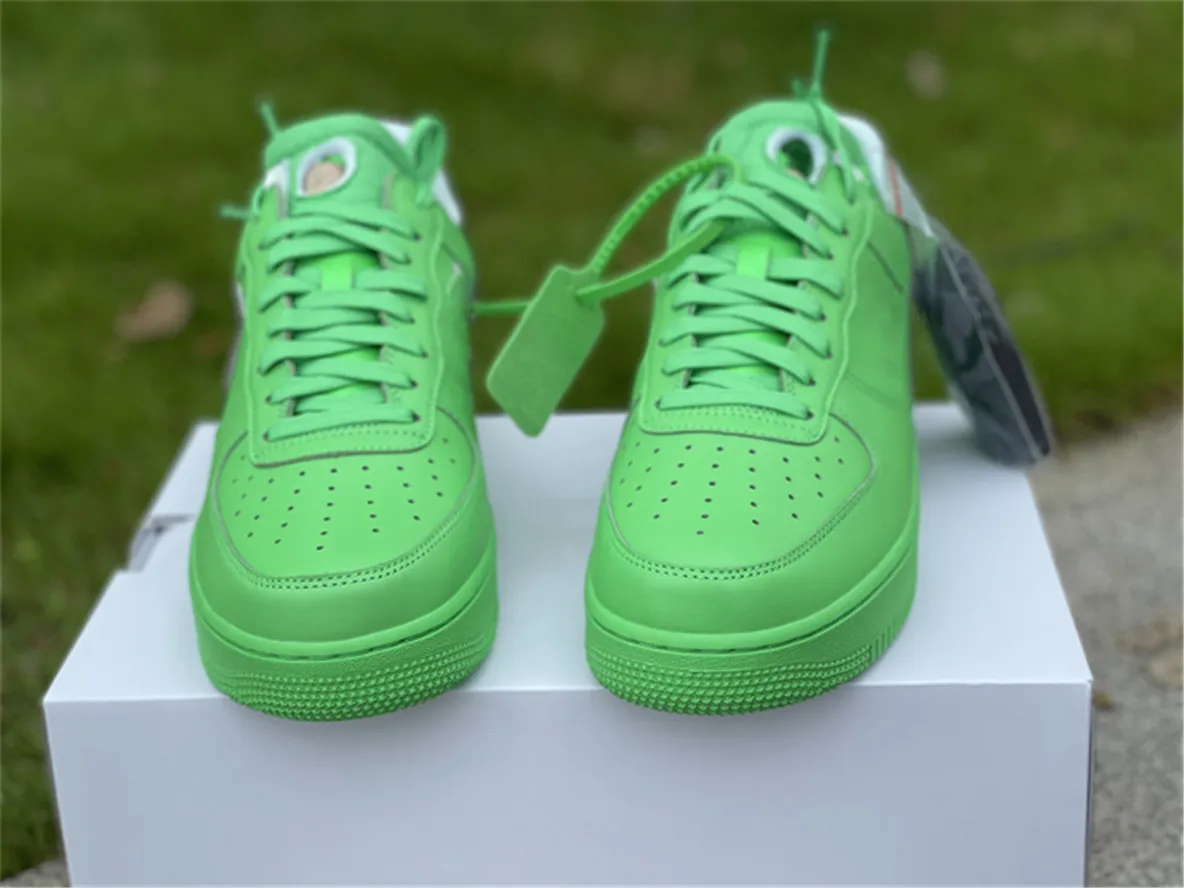 Green online athletic shoes
