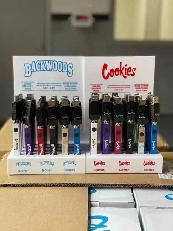Backwoods Cookies Quad Box Mod 500mAh Preheat VV 3.3V 4.8V Variable