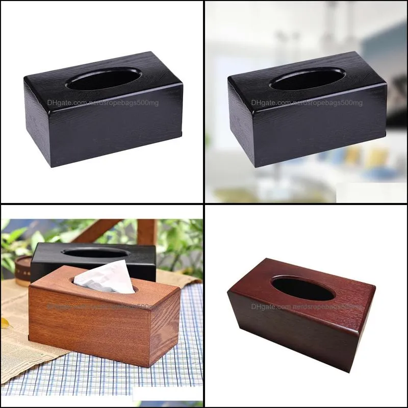 Tissue Boxes & Napkins Creative Box Car Paper Towel Holder Desktop Napkin Storage Container For Home Office - 23x12x10.5cm (Black)