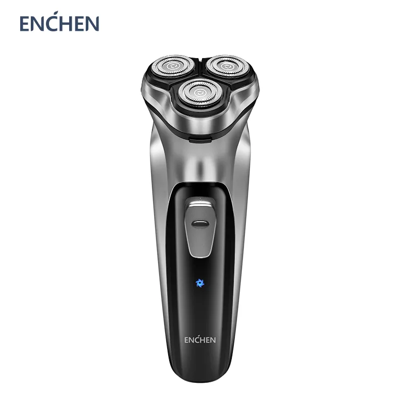 Black Stone Electric Shaver Razor Men tipo C Recarregável barba barba Máquina de controle Intelligent Travel Lock