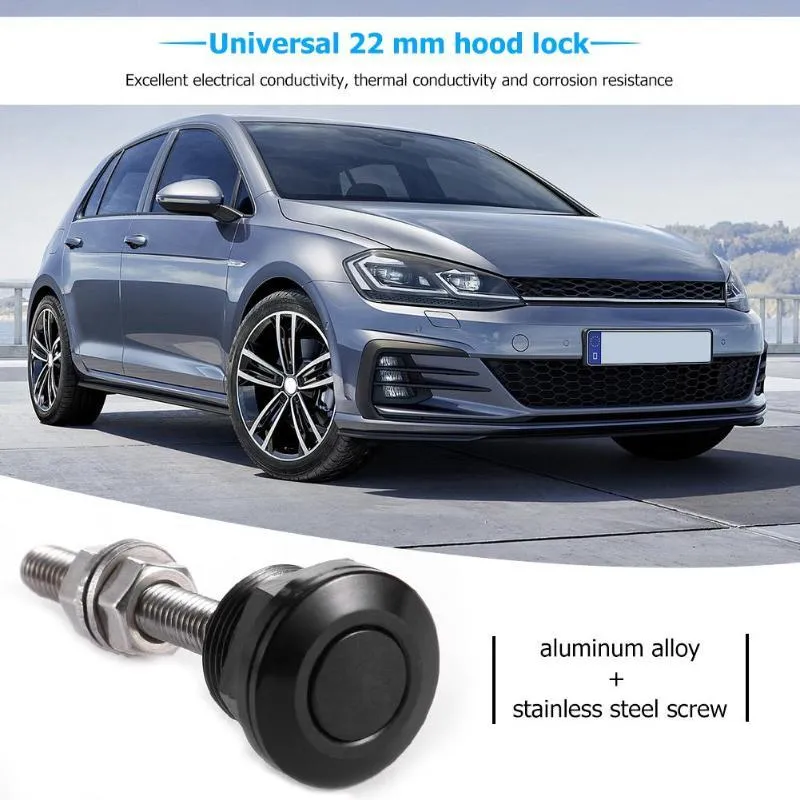 Kit Verrou Capot Moteur Avec Goupille - Sécurité Et Style Pour Voiture