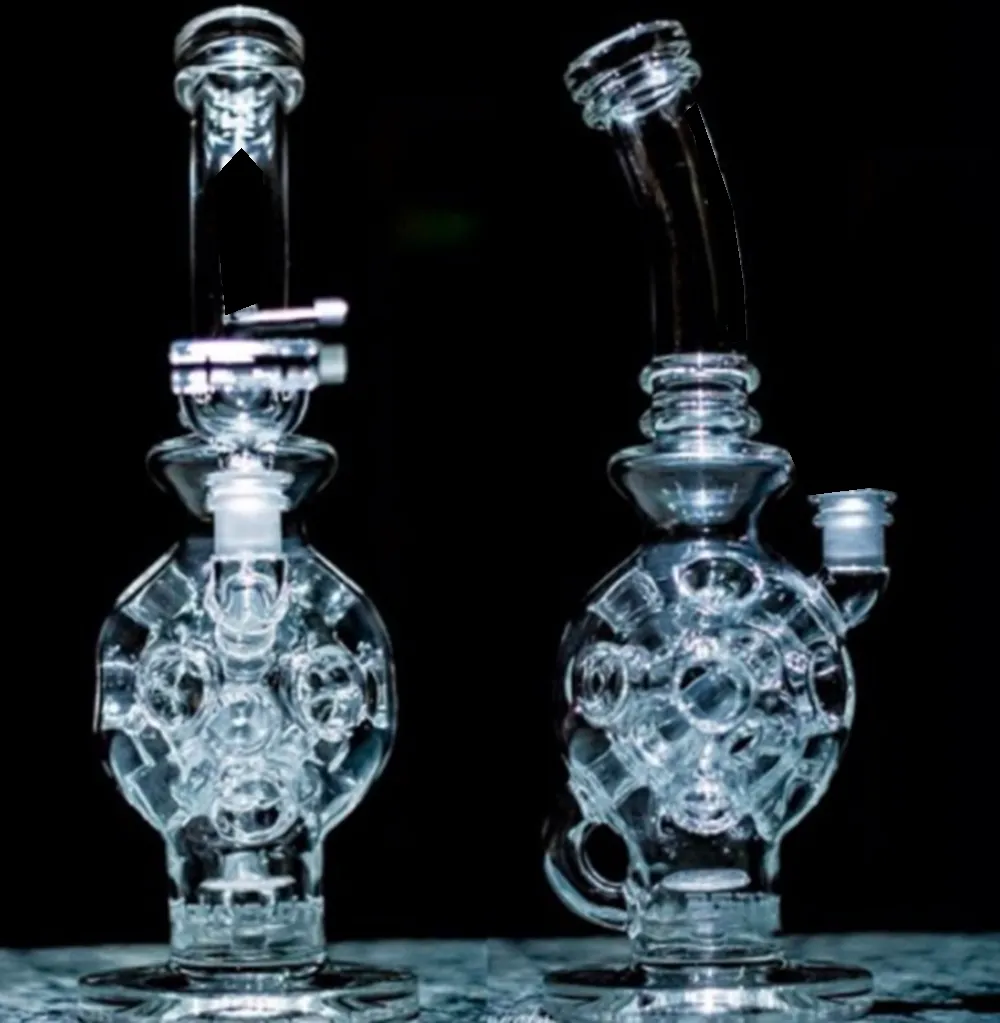 2022 exosphere hookahs glass bongs fab egg smoking glass water pipes dab rig oil rigsmatrix perc 두꺼운 14mm 암 조인트