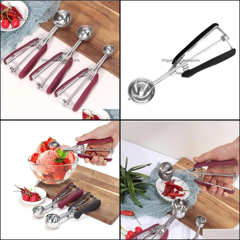 Spoons 304 Stainless Steel Scoop Amazon Fruit Scoop Ice Cream Dessert