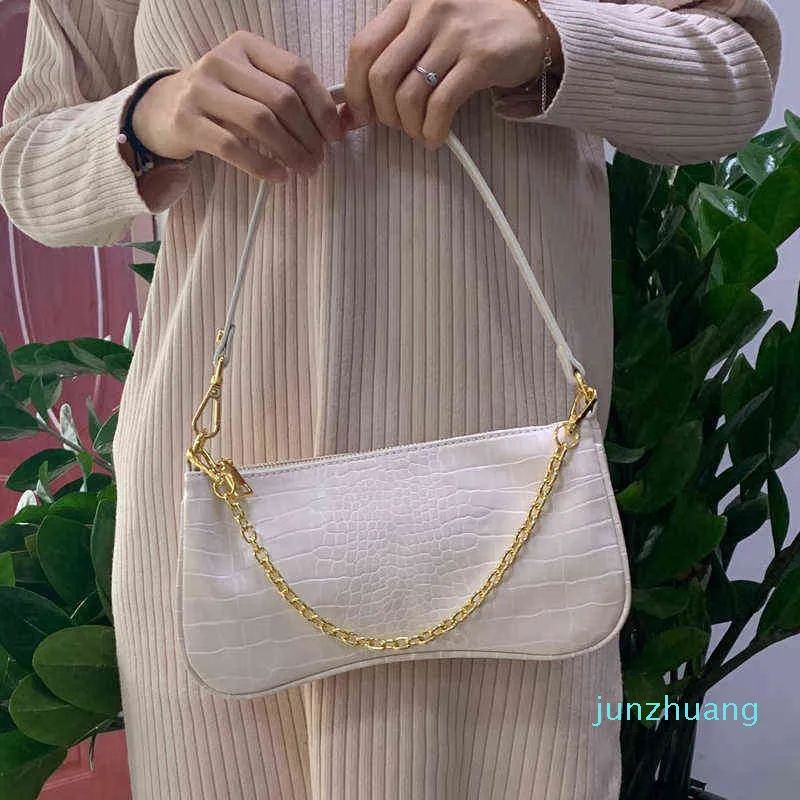 HBP Shoulder Bags Fashion Pattern Baguette Pu Leather for Women Chain Designer Casual Handbag Female Travel Tote
