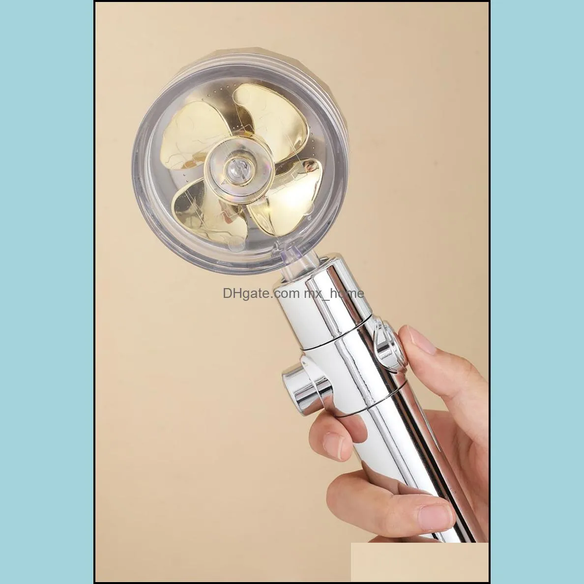 Pressurized Bathroom Shower Golden High Pressure Heads Sprinkler Hotel Home Supplies wholesale