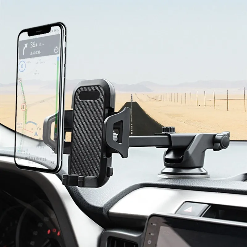 Universal Adjustable Car Cell Phone Holder Vent Mount For BMW Audi VW Tesla Dashboard Windshield Air Vent Sucktion Mounts Stand