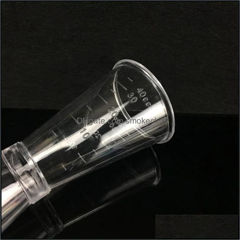 Bar Tools Transparent Resin Wine Cocktail Shaker Jigger Double Shot Short Drink Mixer Alcohol Measurer Cup Bar Accessories 20220601 E3