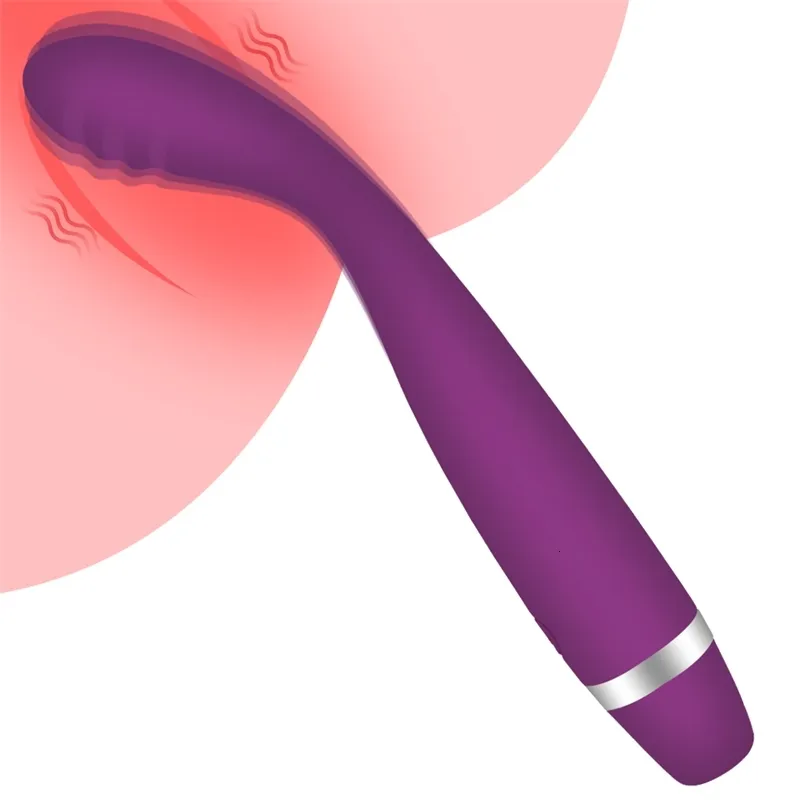 Vuxen massager kvinnlig dedikerad fingervibrator dildo 10 hastighet kraftfull klitoris av stick onani enhet vagina massage produkter