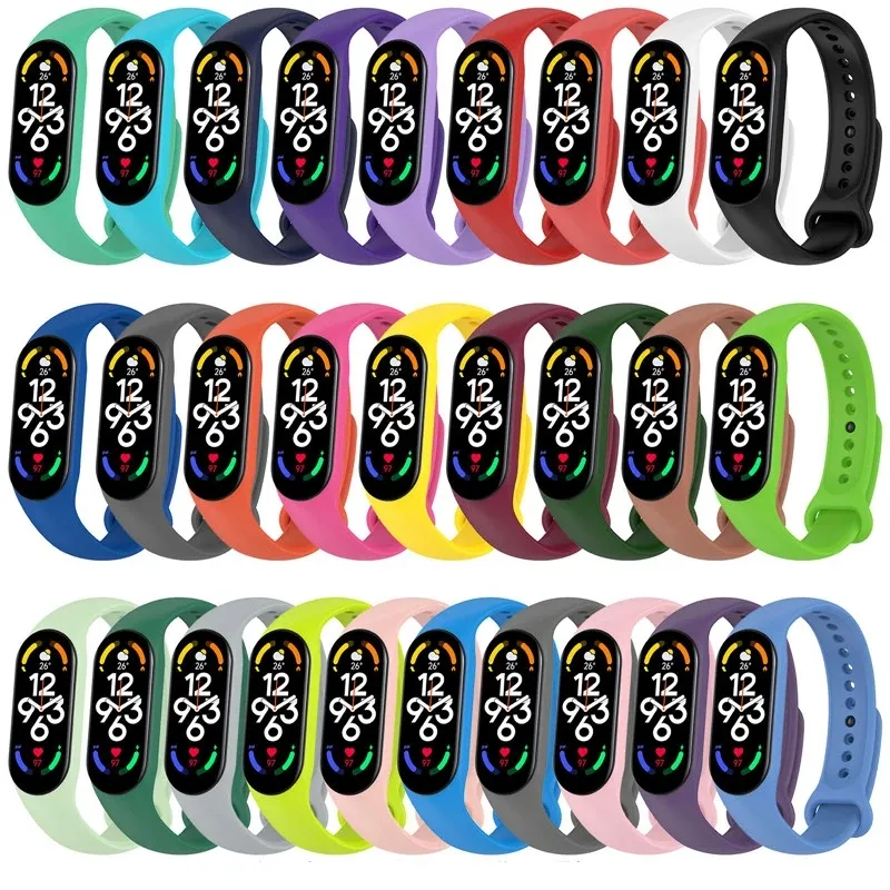 TPU horlogeband voor Xiaomi Mi Band 7 polsband siliconen armband polsbanden Mi Band7 Smartwatch Smart Band horlogebandaccessoire