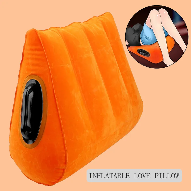 Almohada de amor inflable Cojón de parejas cómodas para el sofá mejor de muebles para adultos sexy