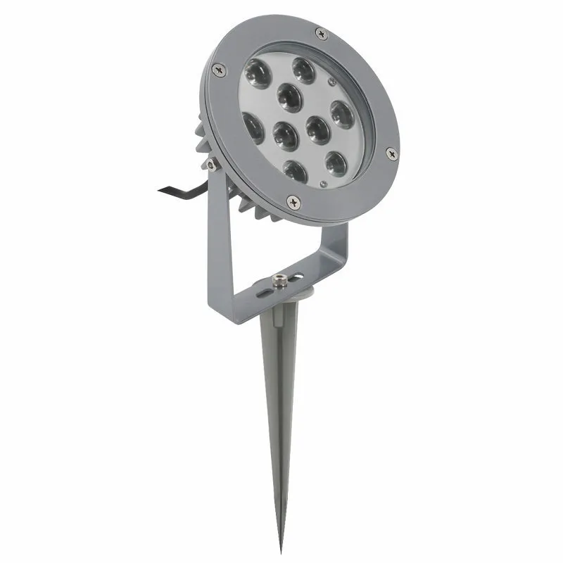 AC / DC12V LED Garden Spike Floodlights 6W Projetor Paisagem Lâmpada Luzes de Luzes Exterior Inundação Levado Luz de Luz Luz Myy