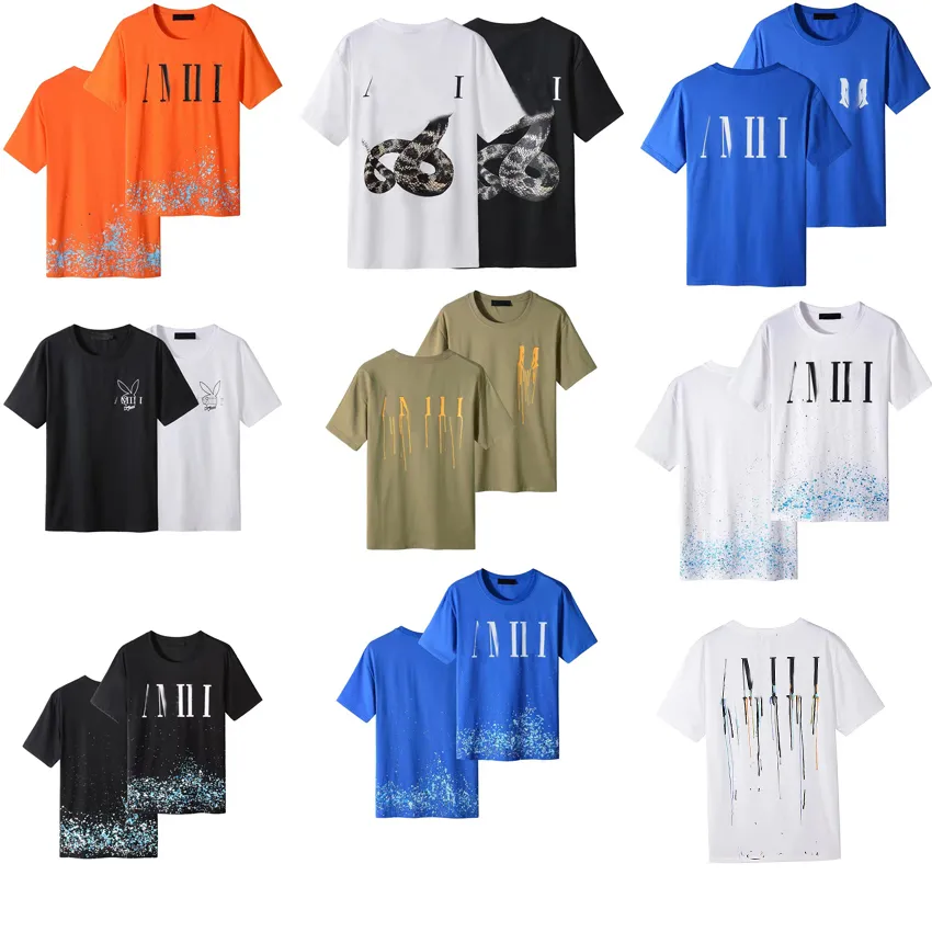 Designer T-shirts Gedrukt T-shirt 714679197 Kleding Topkwaliteit Katoen Casual T-stukken Luxe hiphop streetwear T-shirts voor mannen en vrouwen