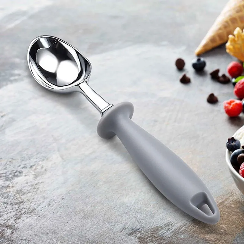 Zinc Alloy Ice Cream Scoop Tool Comfortable Handle Heavy Duty Icecream Baller Spoon Gelatos Frozen Yogurt Fruit Sundaes Watermelon Stacks Scoops HY0373