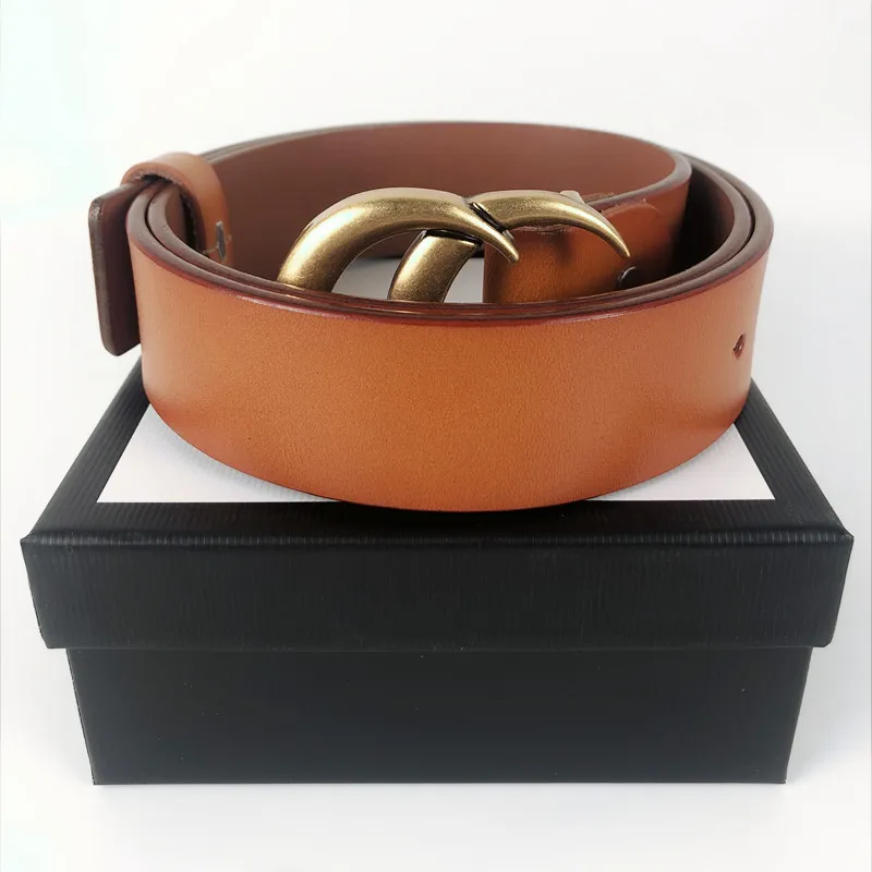 Men Designer Belts Women Man Classic Casual Leather Black Brown Belt cinturones de diseño Width 3.8cm With box