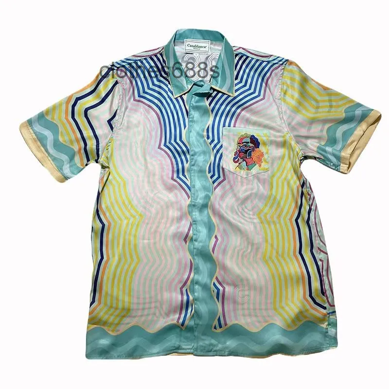 Дизайнерские мужские рубашки Casablancas Одежда 22SS Новый масао голов