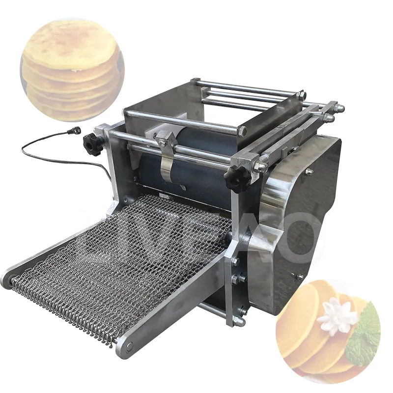 Macchina per la pressatura a rulli automatica della tortilla di Tacos da cucina, macchina per la produzione di pancake commerciali