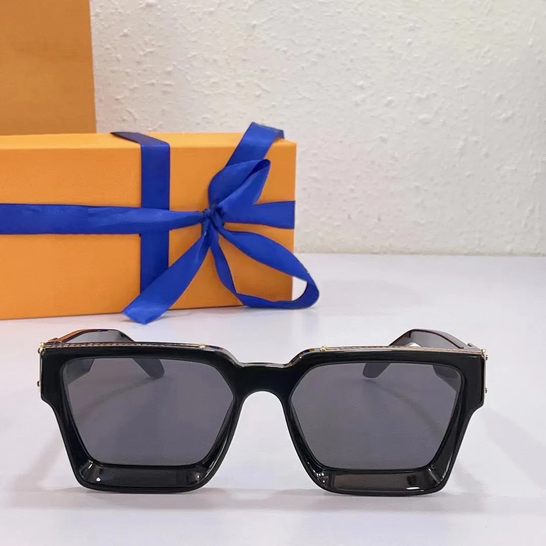 Óculos de sol masculinos para mulheres, óculos de sol mais vendidos da moda, óculos de sol masculinos Gafas De Sol, lente de vidro UV400 de alta qualidade com correspondência aleatória 1165