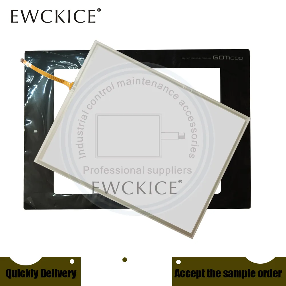 N010-0523-X321 / 02 2F Vervangingsonderdelen BKO-C11739 PLC HMI Industrial Touchscreen en Front Label Film