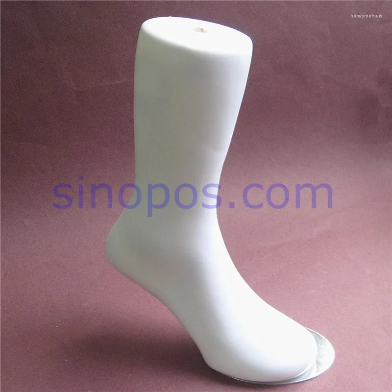 Cabides racks exibição de forma de pé ímã para meias infantil adulto masculino plástico feminino suporta mannequin dedo de ponta de meias magnéticas de bastão
