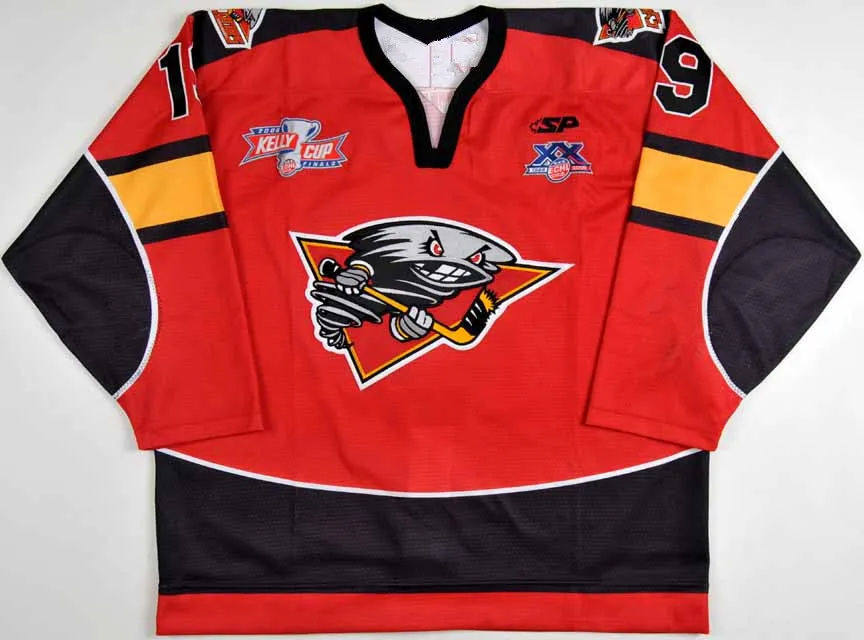 Nadir Hokey Jason Deitsch Cincinnati Cyclones Jersey 2008 Kelly Cup Finalleri ECHL 20 Yıllık Yıldönümü Kişiselleştirilmiş Erkekler Genç Kadınlar Herhangi Bir İsim