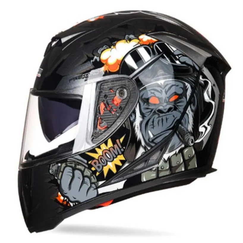2022 NEW -Selling Jiekai Off -Road Motorcycle Mocomotive Full Helmet Autdoor Racing Riding Equipment2860