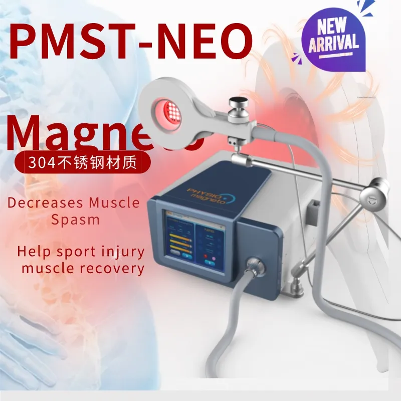 Inrs laser infravermelho therpay magnetoterapia massageador eletromagnético plus fisiomagneto com baixo laser para fascite plantar dor nas articulações