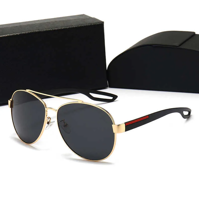 Fashion Brand Designer Polarized sunglasses for women Pilot Sunglass Luxury UV400 Eyewear Sun glasses Driver Metal Frame Polaroid glass Lens