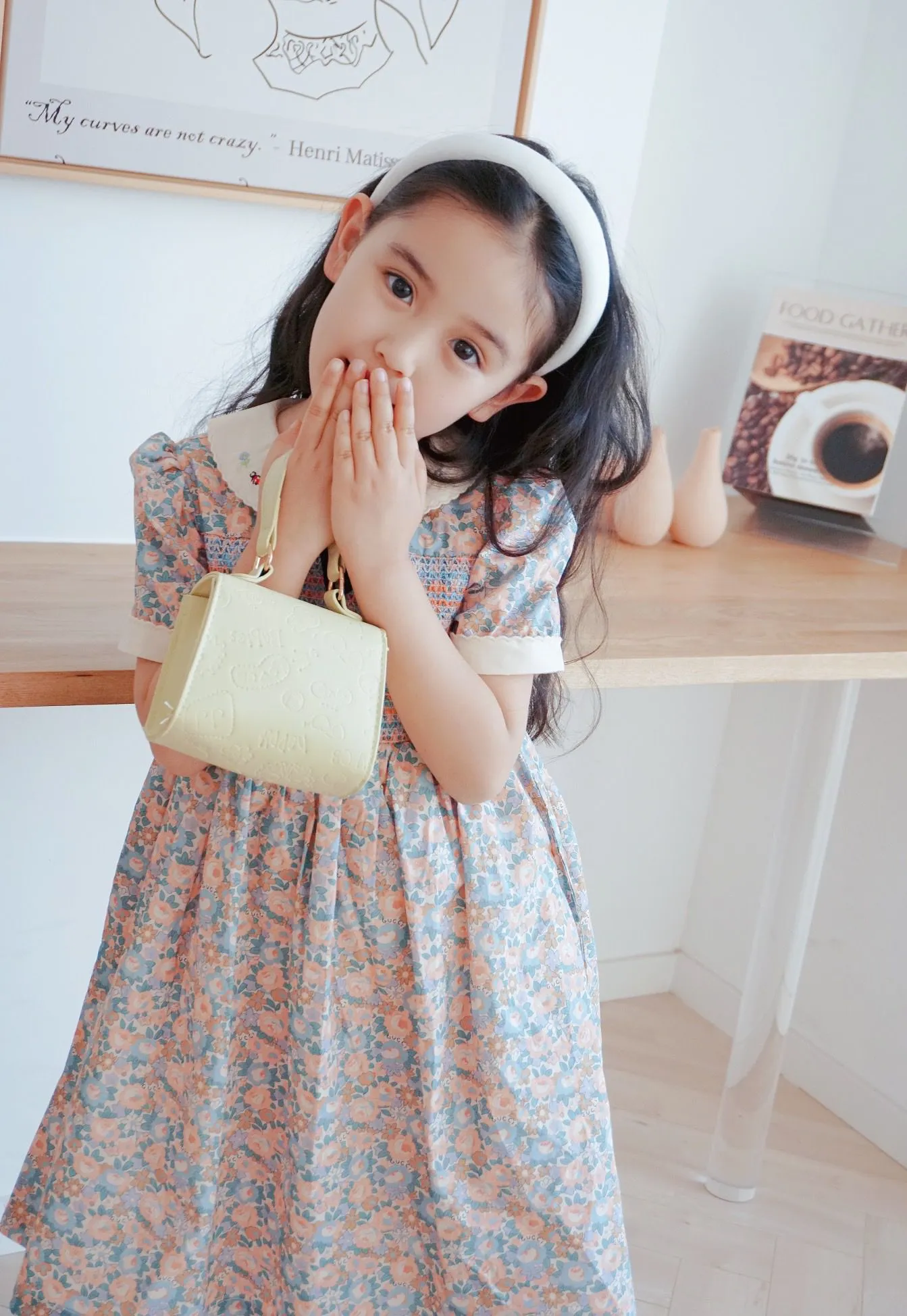 white christmas dresses Girls' Organic Cotton Sea Green Dress