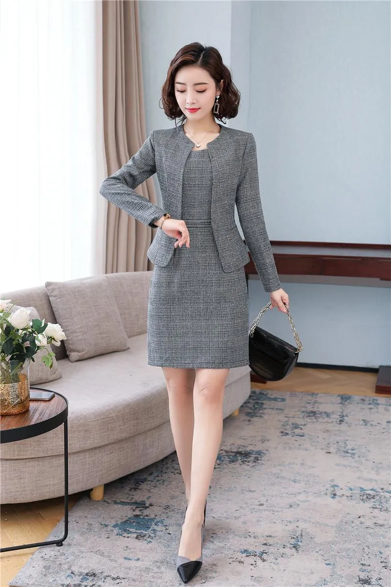 long sleeve work dress