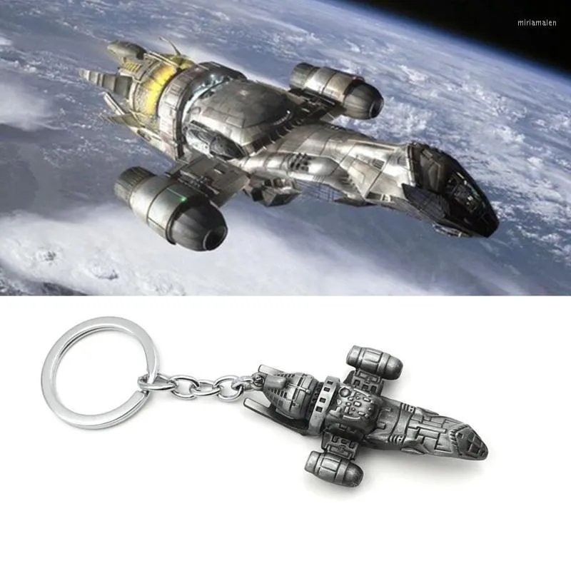 مفاتيح مفاتيح Serenity Universe Space Cruise Ship Ship Model keychain Charm Mini 3D Cosmos spaceship keyring keyring bovers women men المجوهرات هدايا مير