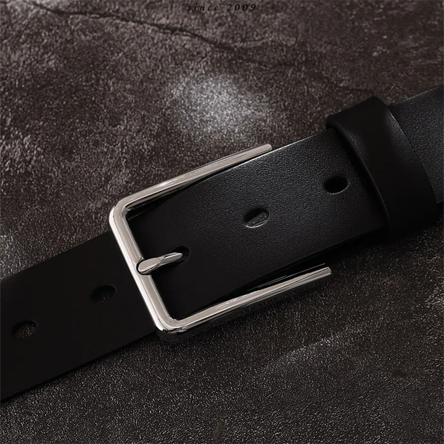 Niche hommes Design mode tendance ceinture en cuir Senior décontracté tout-match affaires jean accessoires
