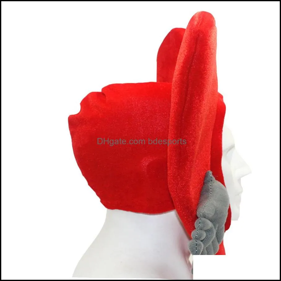 Novelty Items Cartoon love peach Plush headgear funny Cupid arrow warm hat party performance Photo Props