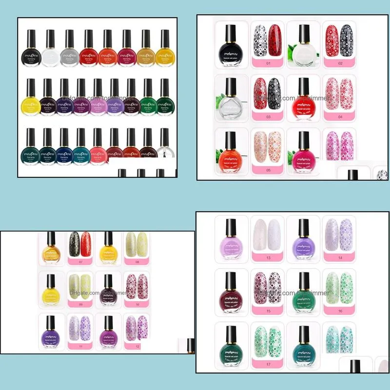 new fashion special nail polish 26 color optional for nails art stamping print 10ml