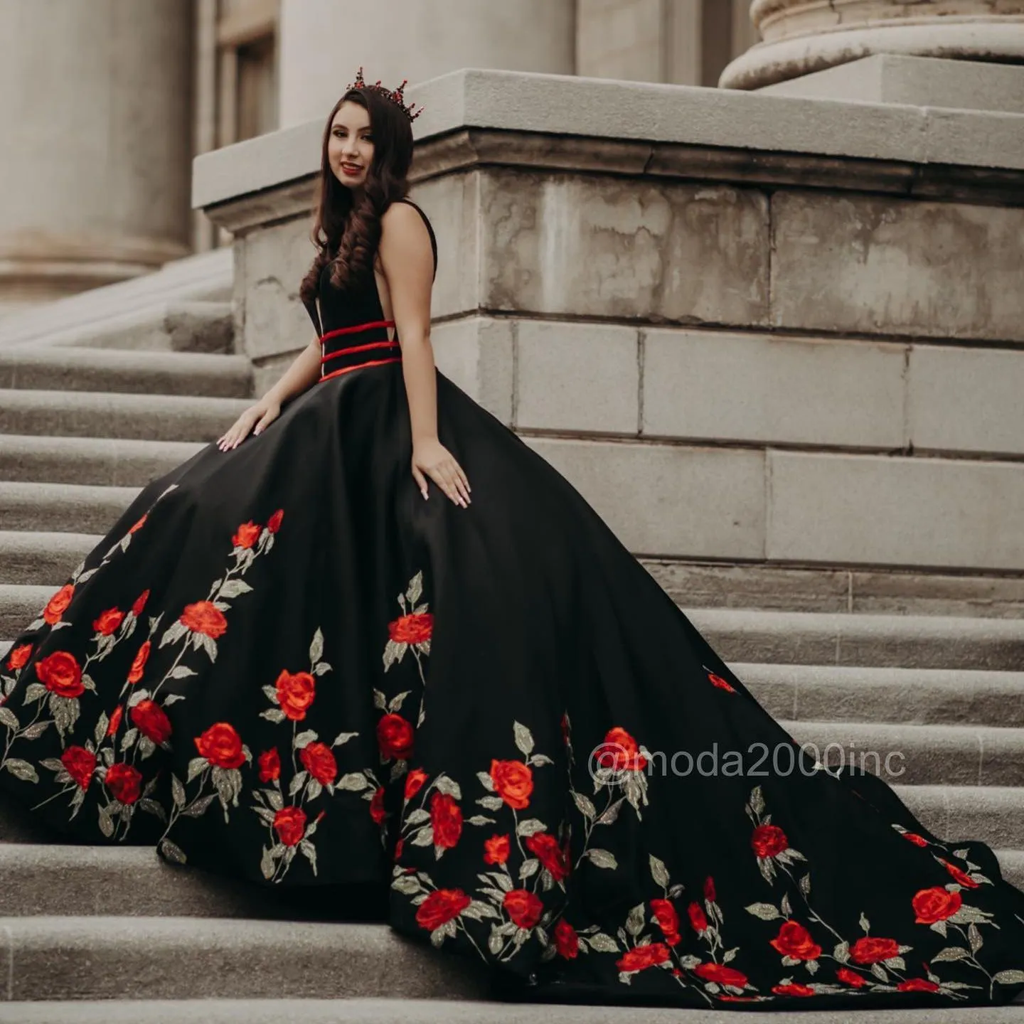 Black mexican wedding dress deals
