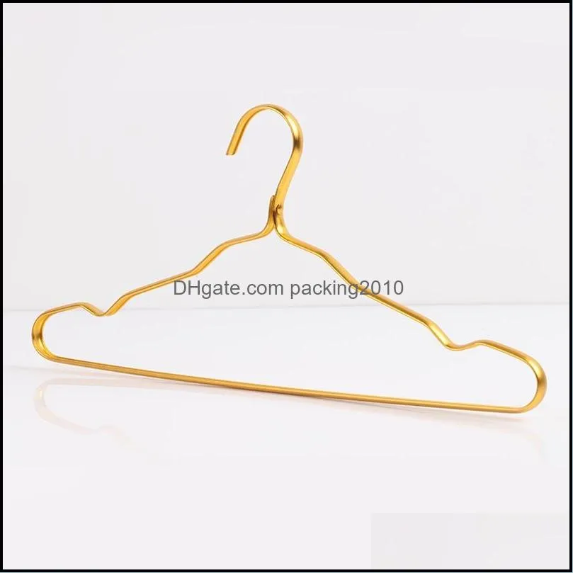 1.2cm Clothes Hangers Non Slip Dry And Wet Rack Aluminium Alloy Clothing Support No Fading Multi Color Options 2 2sf G2