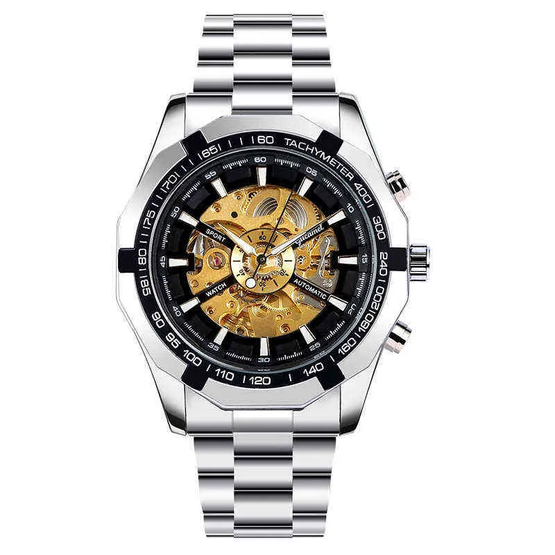 Huiya06 U1 Watch -kwaliteit 36 ​​mm Automatische Mens Automatisch Mechanische waterdichte Lumineuze klassieke royale roestvrijstalen band Verstelbare horloges