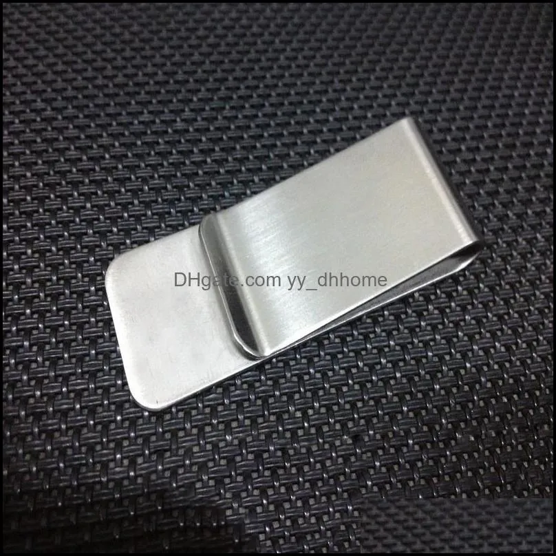 stainless steel brass money clipper slim money wallet clip clamp card holder credit name card holder from the seller by sea cce12944