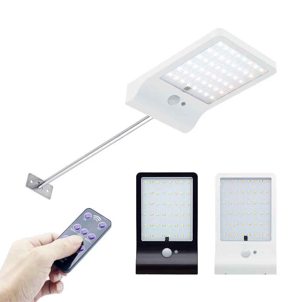 48 LED Solar Security Lights - Motion Sensor, Remote Control ...