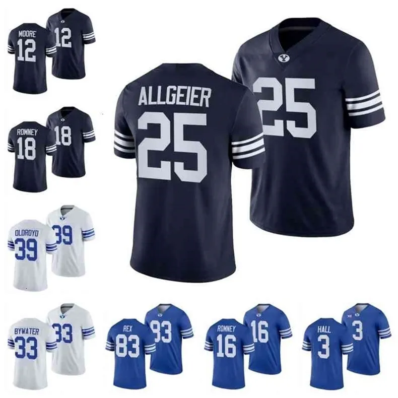 Uf CeoBYU Cougars Puka Nacua 2021 22 College Football Jersey Jaren Hall Jake Oldroyd Gunner