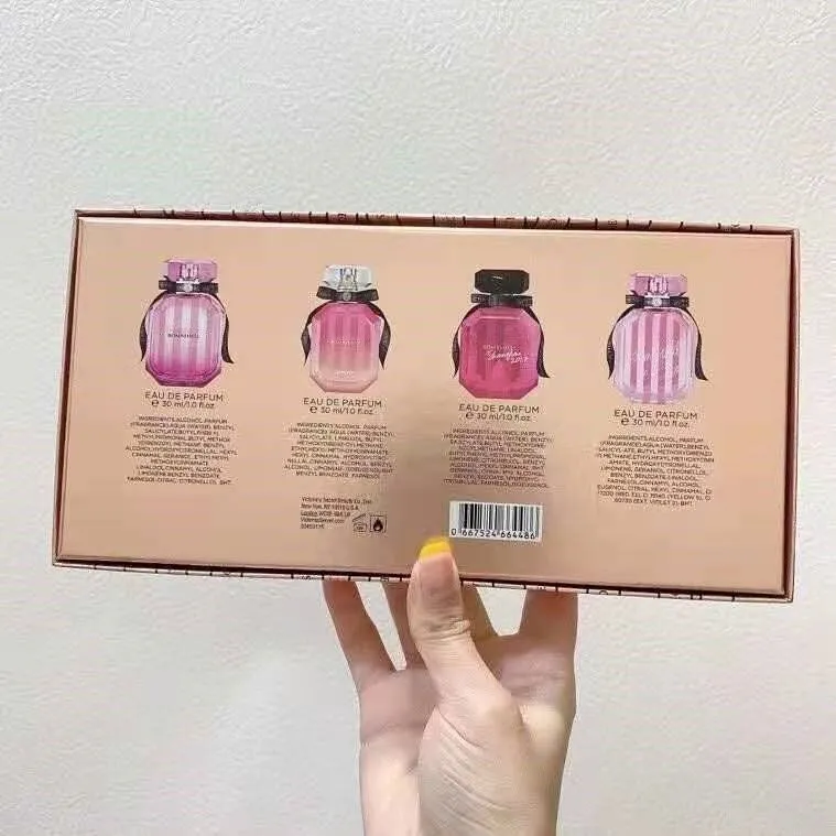 Perfume feminino estilo clássico 2022 30ml 4pcs 3pcs Sexy Girl Women secret VS Fragrance Parfum de longa duração para mulher entrega gratuita Hot