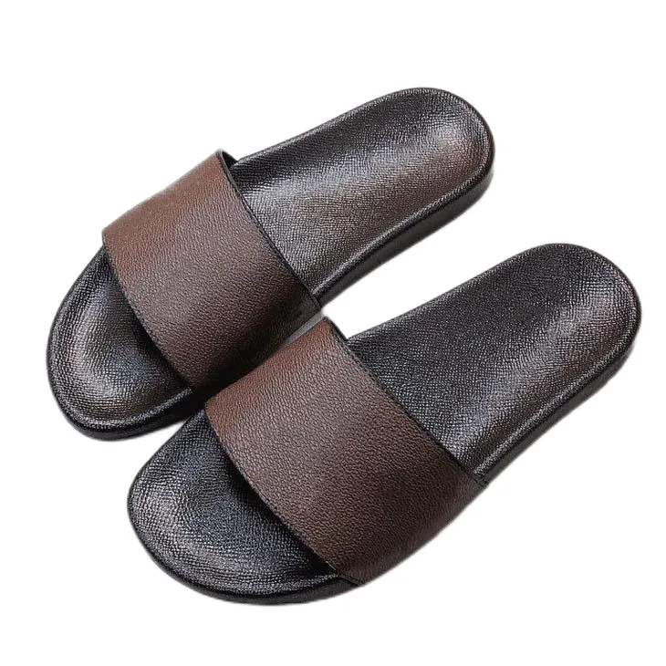 Designers de luxe Unisexe Mens pour femmes pantoufles à imprimé plat à imprimé plaid à plaid espadrilles sandales décontractées plate-forme en cuir pantoufle de plage de plage de boucle tongs 35-46